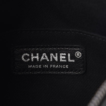 Chanel Lambskin Quilted Banane Waist Bag Fanny Pack Black 7 of 8