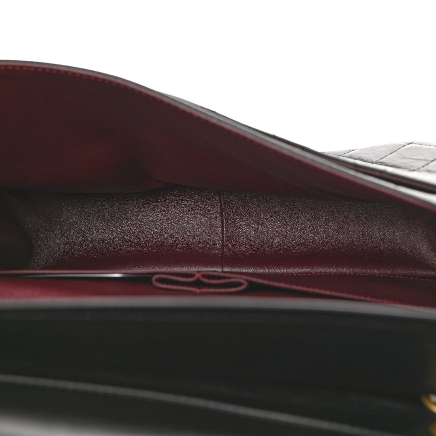 Aged Calfskin Quilted 2.55 Reissue 227 Flap Black