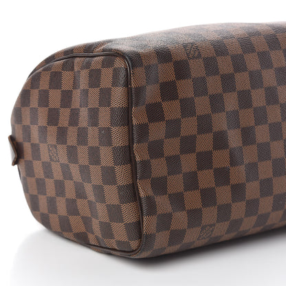 Louis Vuitton Damier Ebene Speedy 30 7 of 9