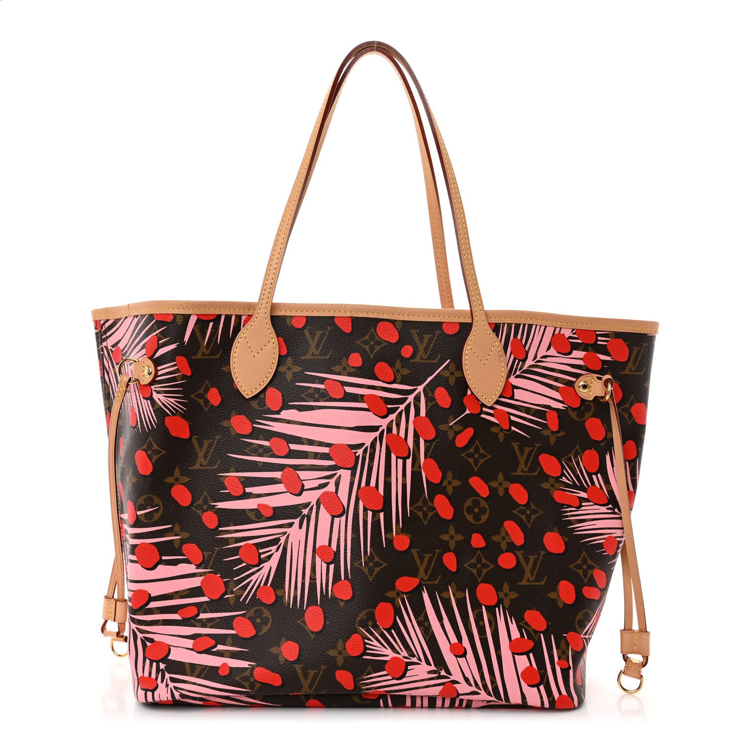 Louis Vuitton Monogram Jungle Dots Neo Neverfull MM Sugar Pink Poppy 1 of 10