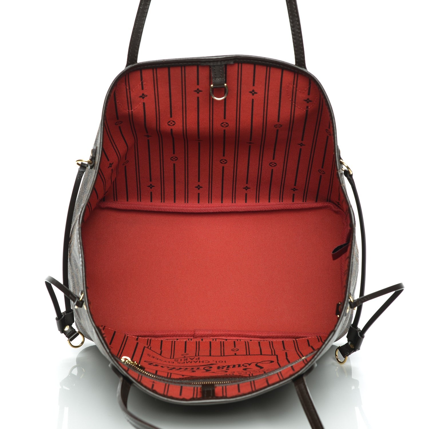 Louis Vuitton Damier Ebene Neverfull MM 5 of 8