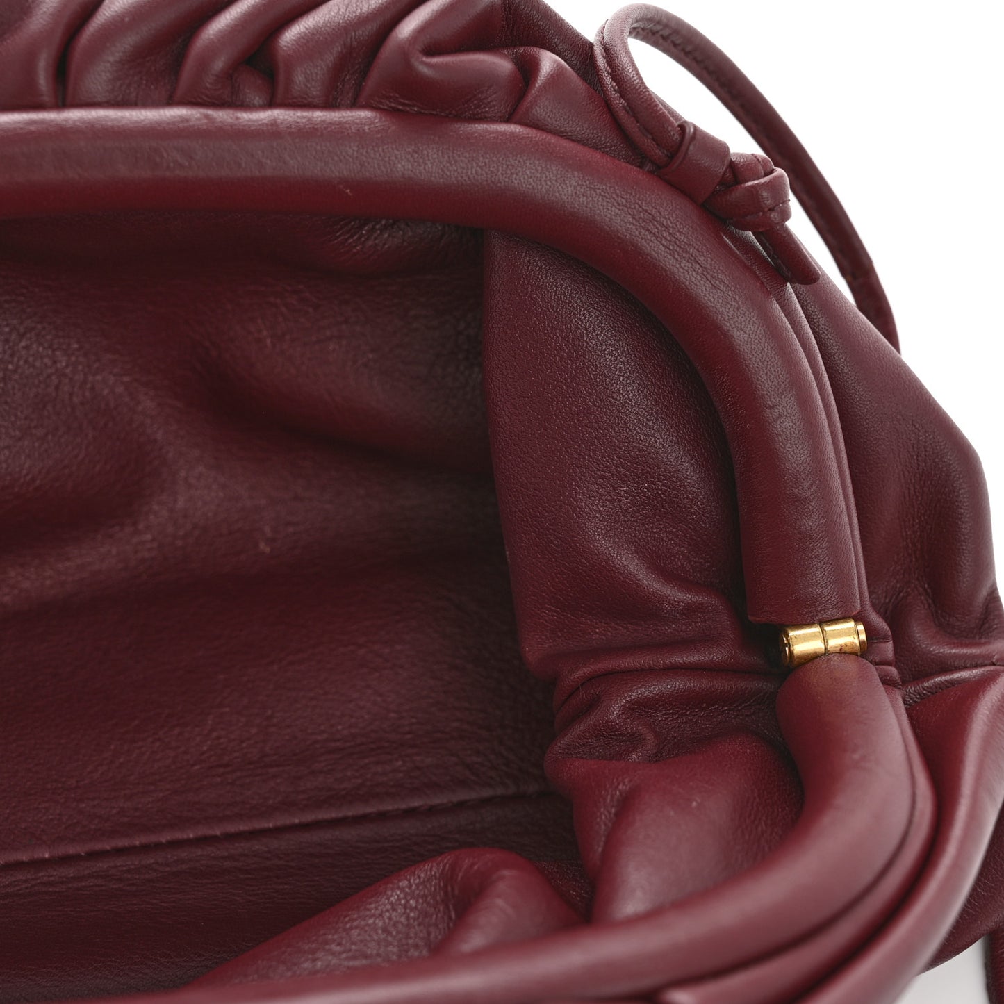 Butter Calfskin The Mini Pouch Bordeaux