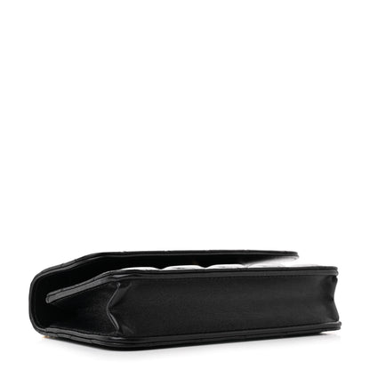 Chanel Lambskin Quilted Dynasty Flap Phone Holder With Chain Black 4 of 12