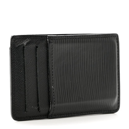Louis Vuitton Epi Neo Porte-Cartes Card Holder Black 3 of 7