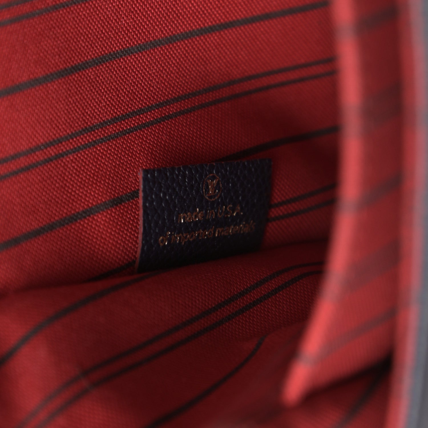 Louis Vuitton Empreinte Pochette Metis Marine Rouge 7 of 15