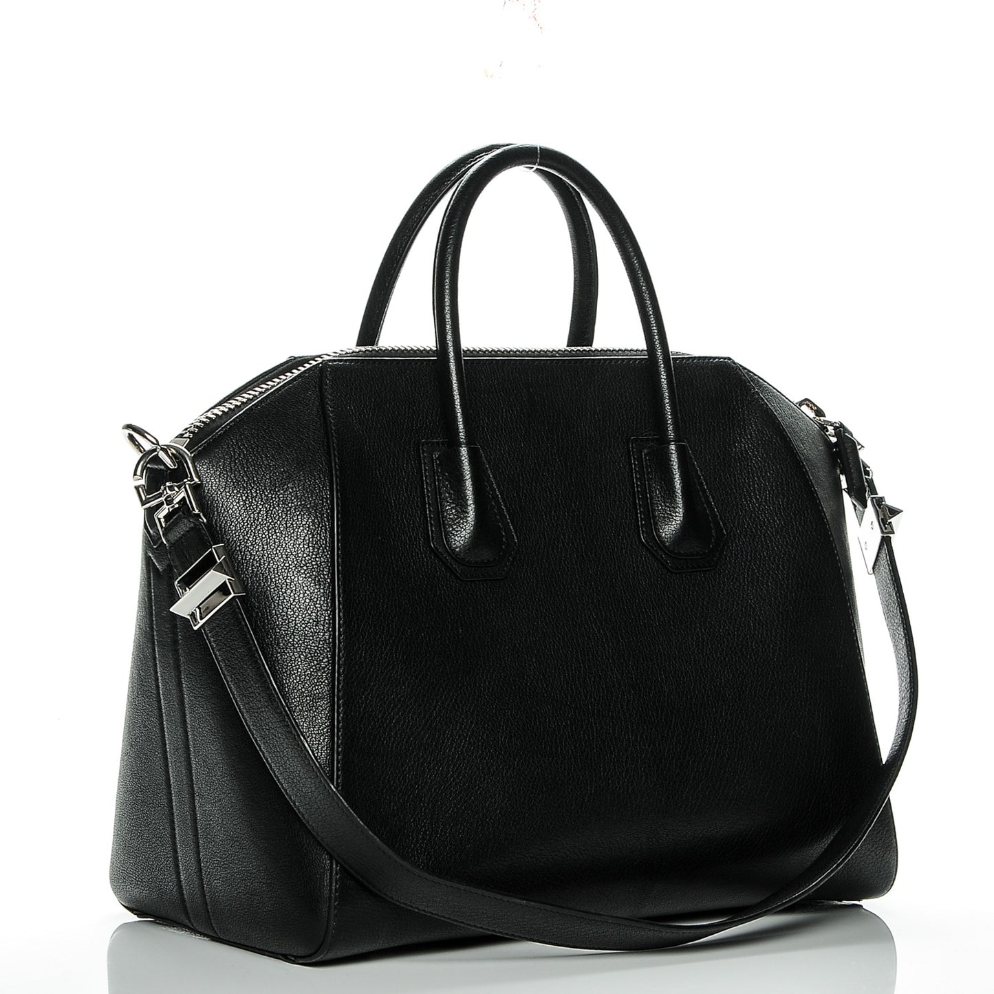 Sugar Goatskin Medium Antigona Black