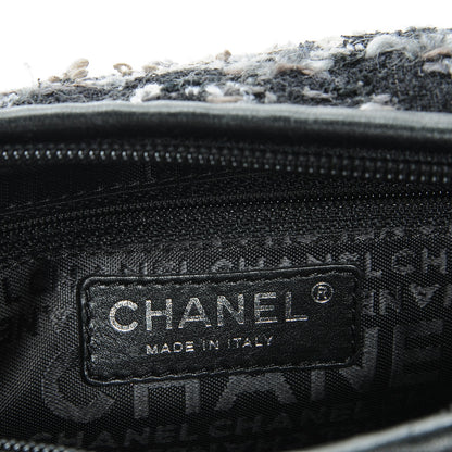 Chanel Tweed Lambskin Paris NY Camera Bag Black 6 of 7