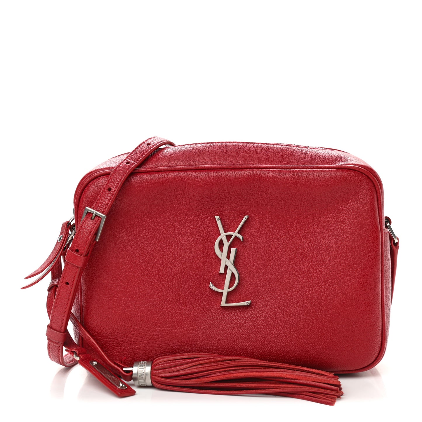 Lambskin Monogram Lou Camera Bag Eros Red