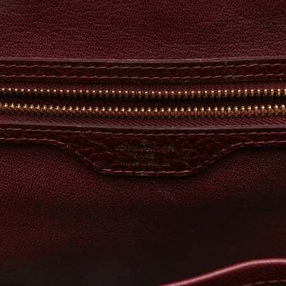 Louis Vuitton Ostrich Lizard Majestueux Tote MM Bordeaux 6 of 8