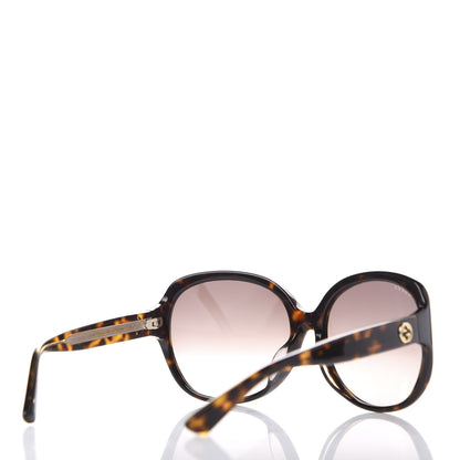 Gucci Acetate Oversized Round Sunglasses GG0080SK Tortoiseshell 4 of 8