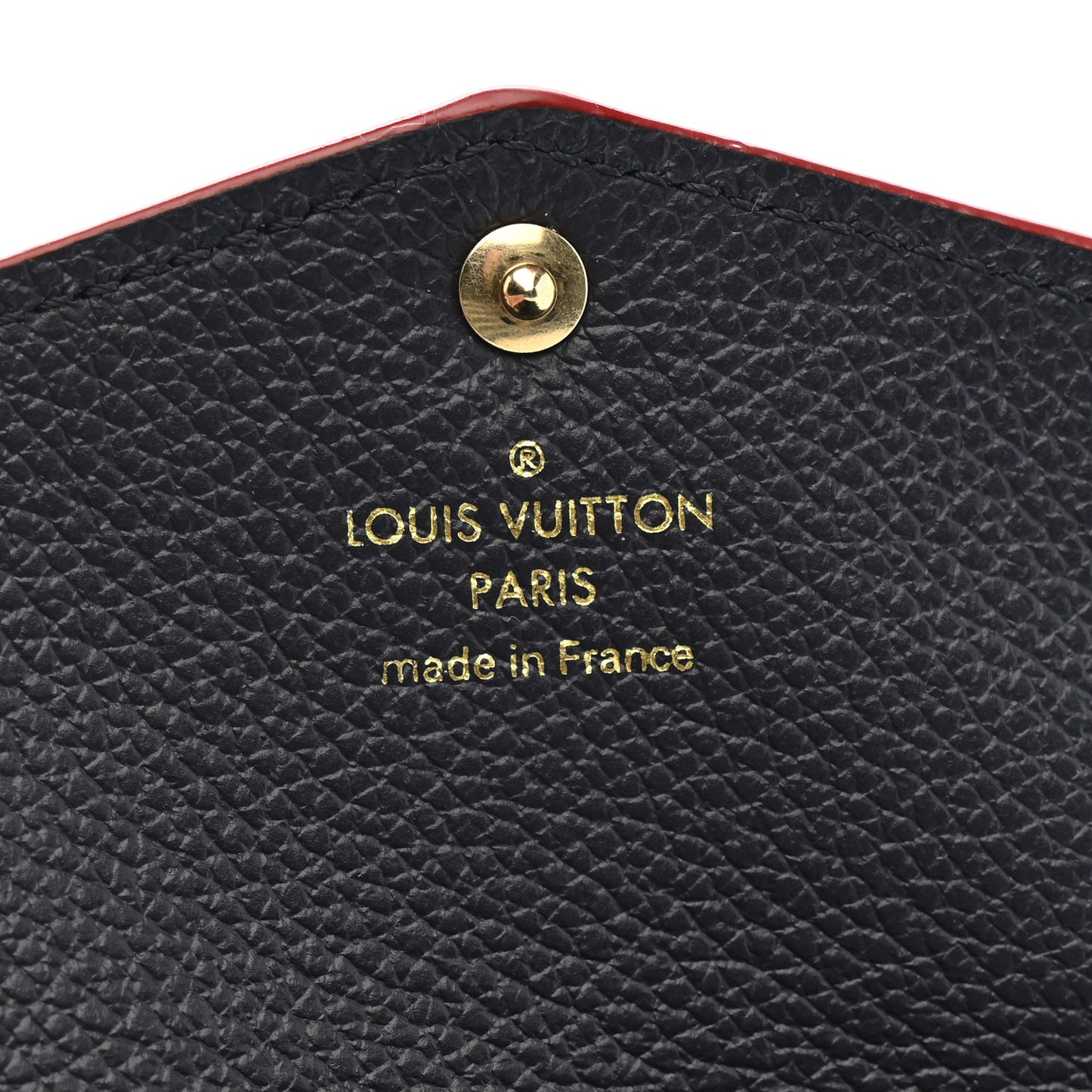 Empreinte Key Pouch Marine Rouge