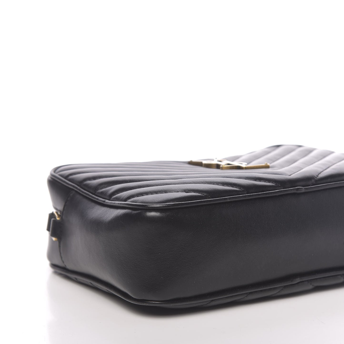 Calfskin Matelasse Monogram Lou Camera Bag Black