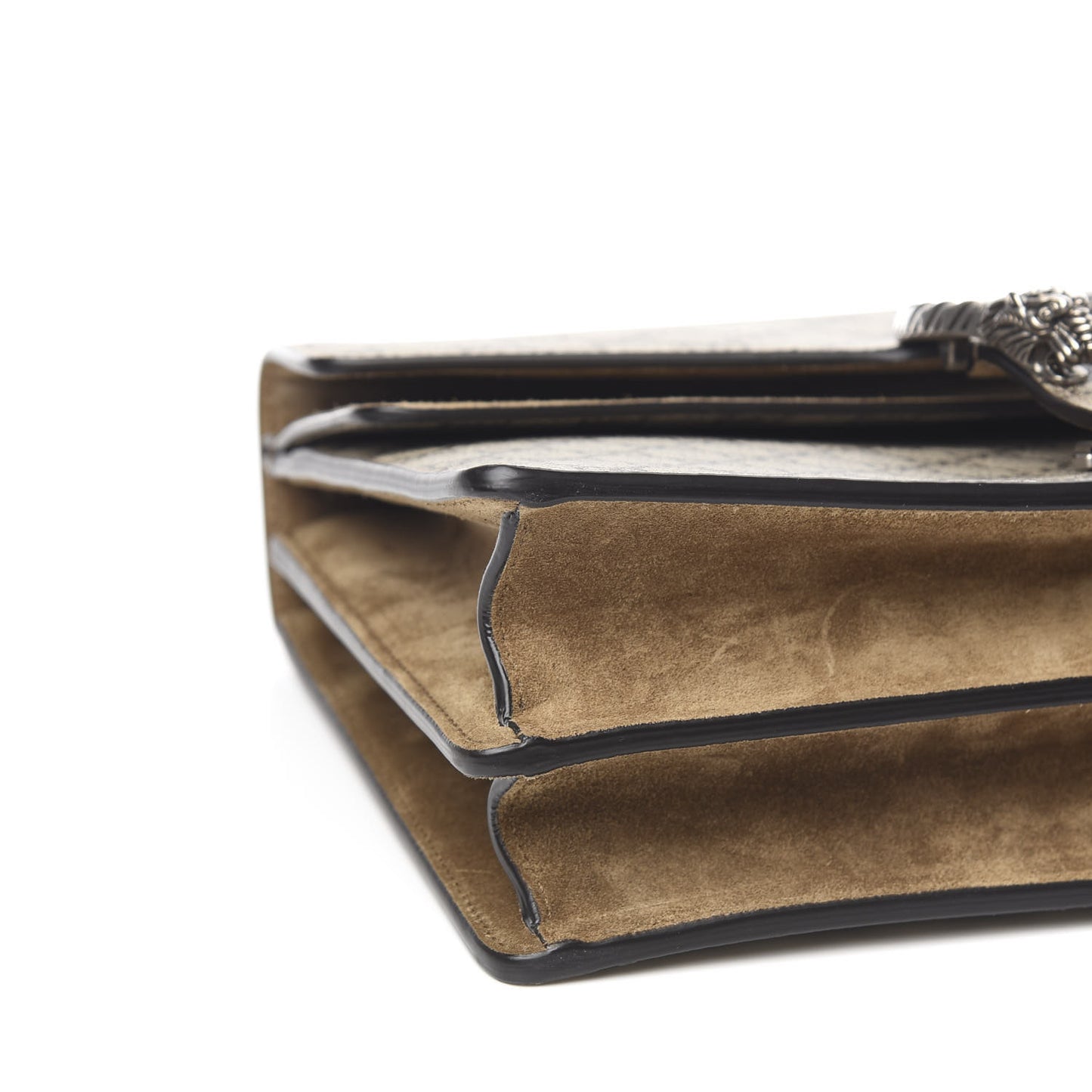 GG Supreme Monogram Medium Dionysus Shoulder Bag Taupe