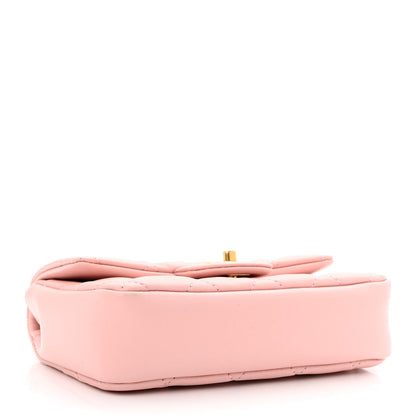 Chanel Lambskin Quilted Mini Heart Charms Flap Light Pink 4 of 10