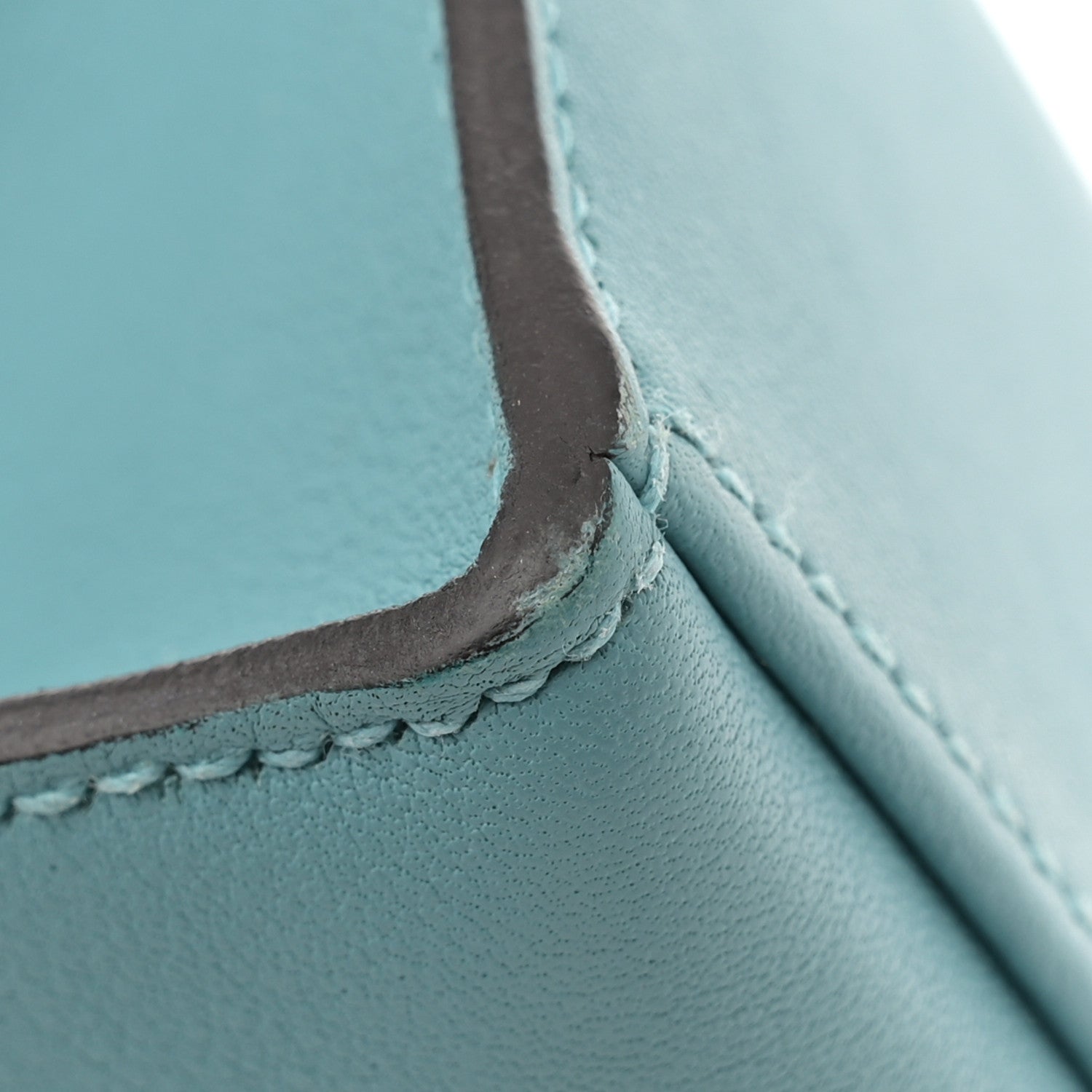 Hermes Swift Kelly Pochette Clutch Bleu Saint Cyr 11 of 13