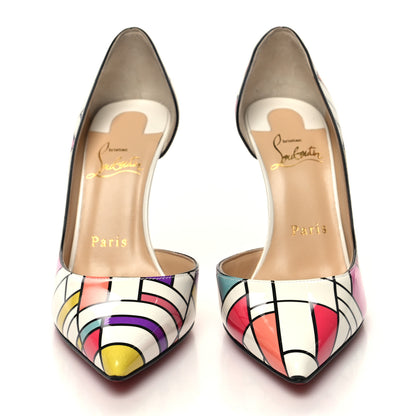 Christian Louboutin Patent Iriza Cube 100 Pumps 35.5 Multicolor 2 of 7