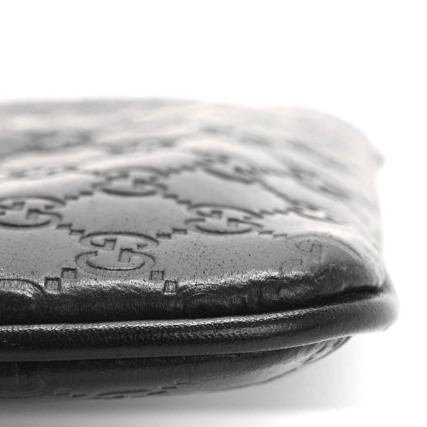 Microguccissima Key Ring Coin Case Black