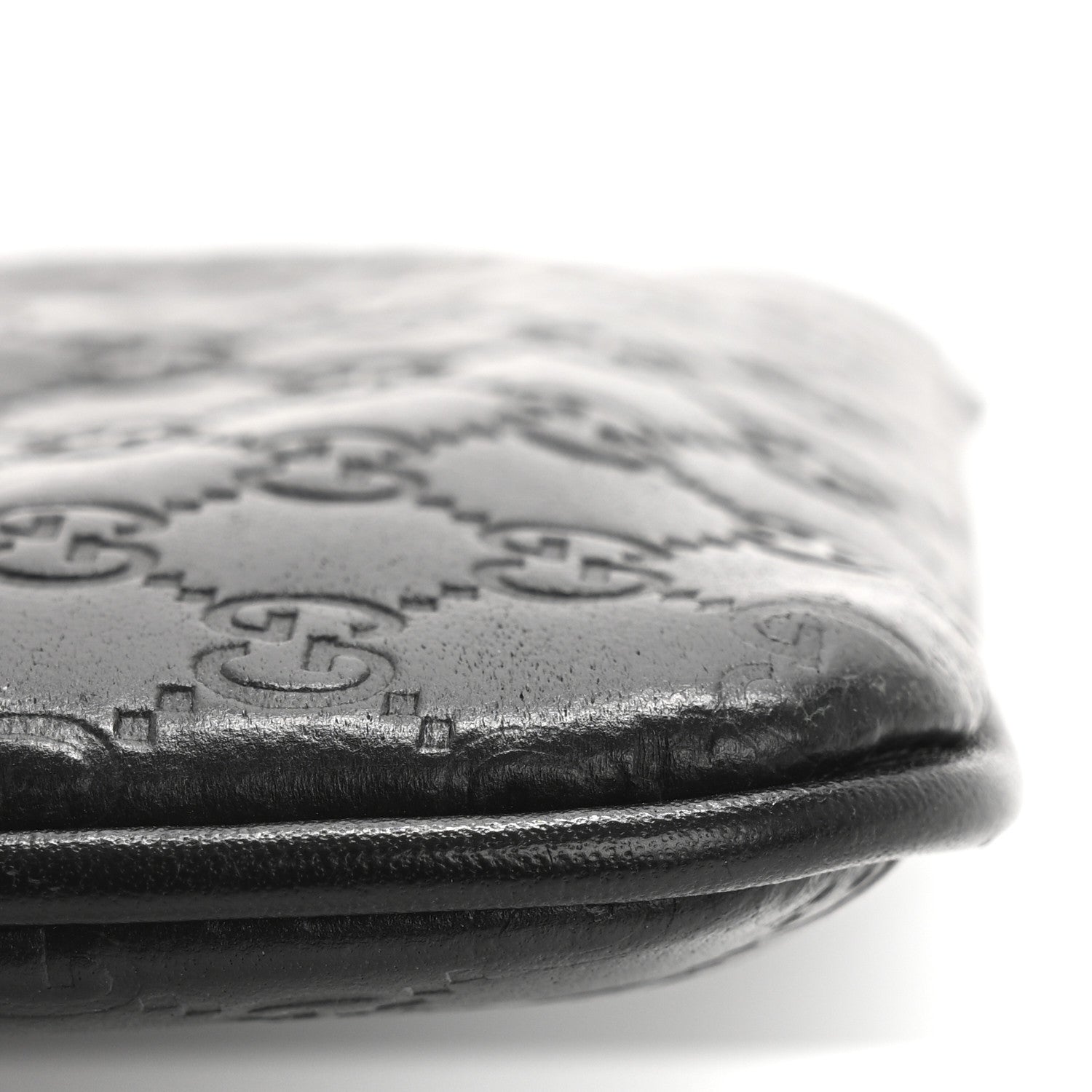 Gucci Microguccissima Key Ring Coin Case Black 11 of 12
