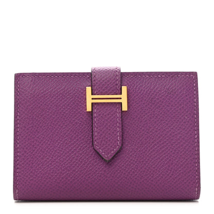 Hermes Epsom Bearn Card Holder Wallet Anemone 1 of 9