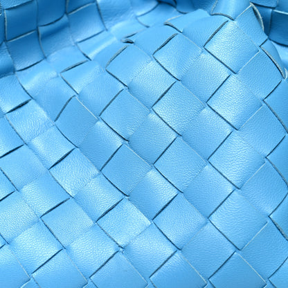 Bottega Veneta Nappa Maxi Intrecciato The Pouch Oversized Clutch Swimming Pool 11 of 13