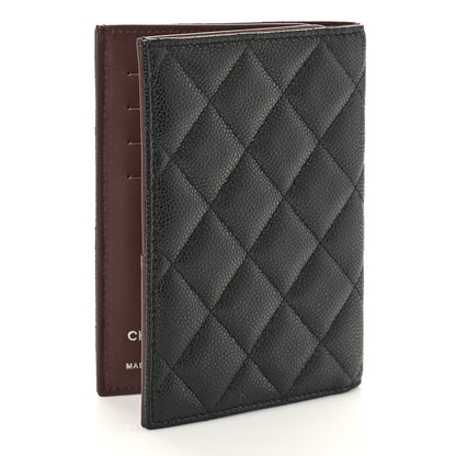 Chanel Caviar Quilted Passport Holder Black 3 of 10
