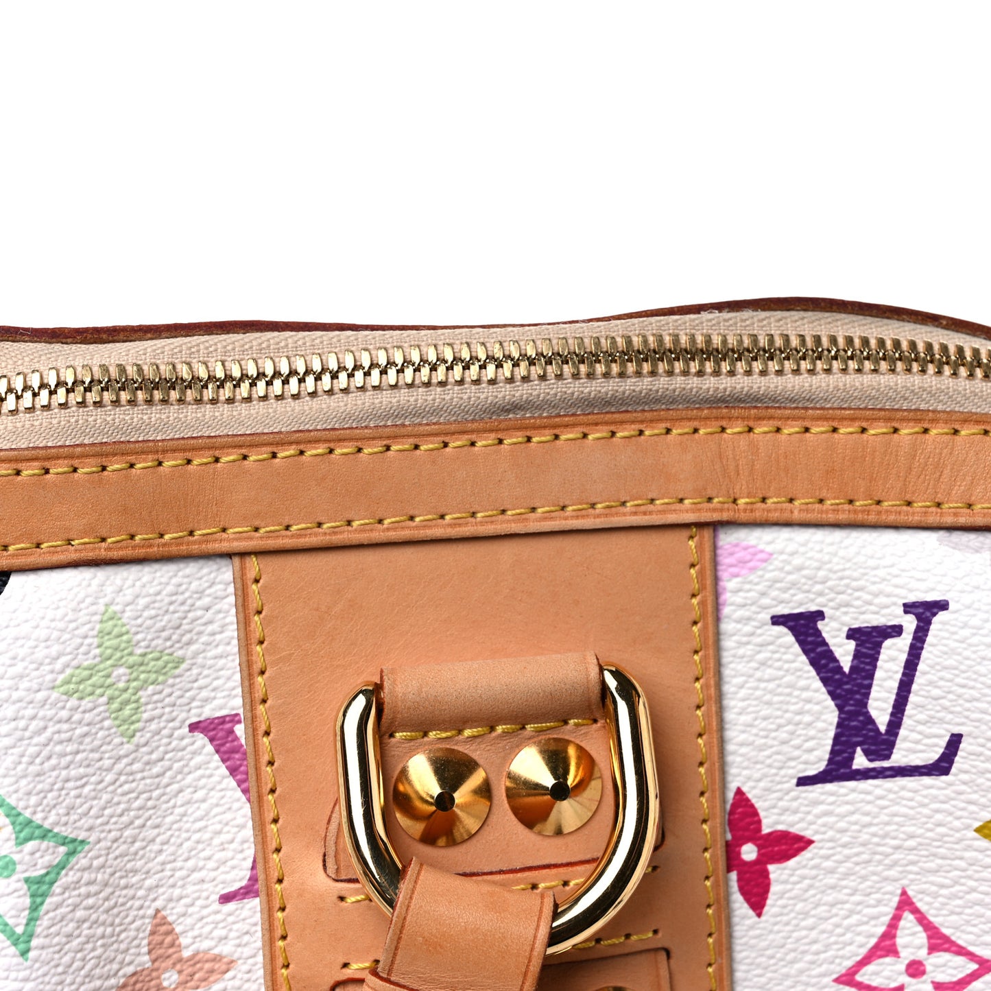 Monogram Multicolor Courtney GM White