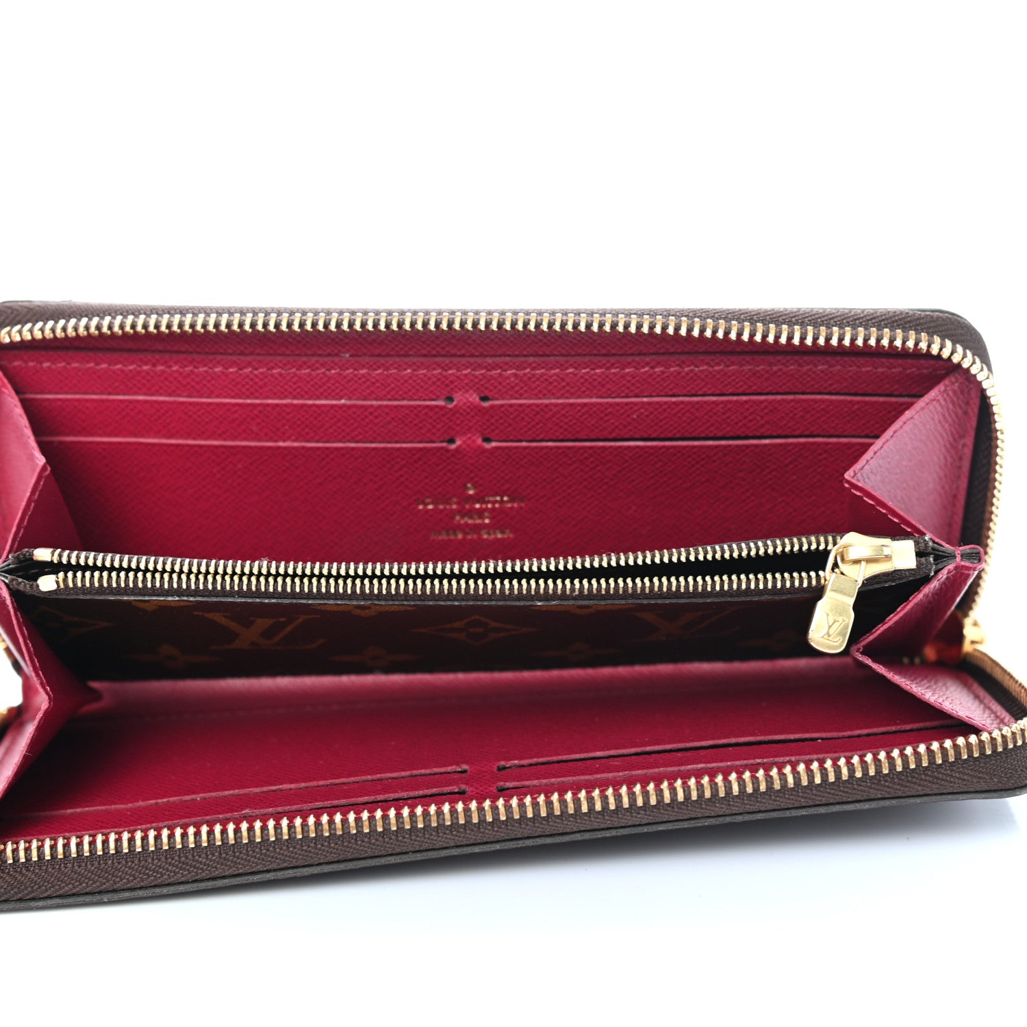 Louis Vuitton Monogram Clemence Wallet Fuchsia 5 of 7