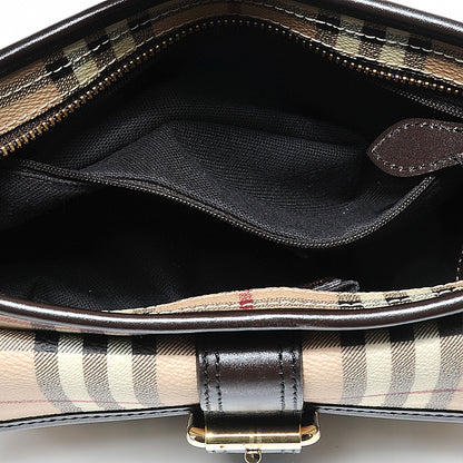 Burberry Haymarket Check Ganton Satchel 6 of 10