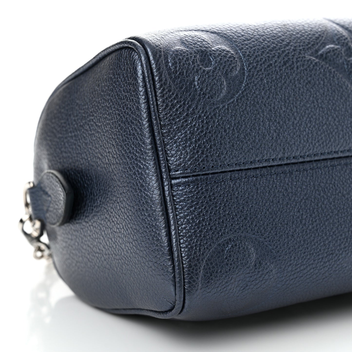 Metallic Empreinte Monogram Giant Speedy Bandouliere 20 Navy Nacre