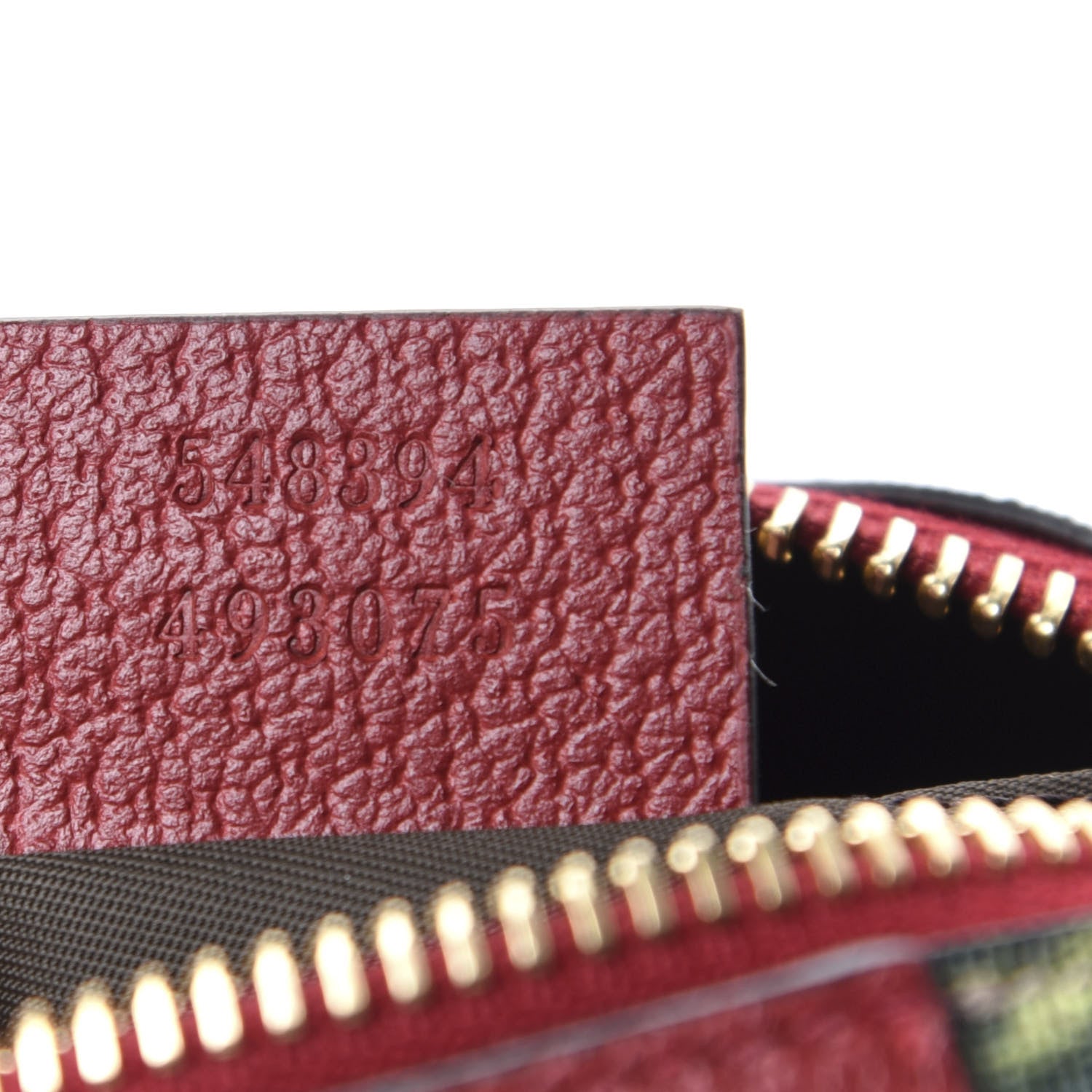 Gucci Soft GG Supreme Monogram Flora Calfskin Small Ophidia Cosmetic Case Beige Ebony Multicolor Rosso 7 of 8