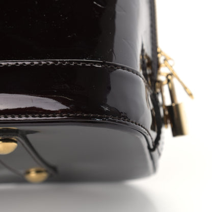 Louis Vuitton Vernis Alma GM Amarante 11 of 13