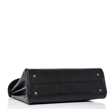 Delvaux Grained Calfskin Brillant Briefcase Black 4 of 23