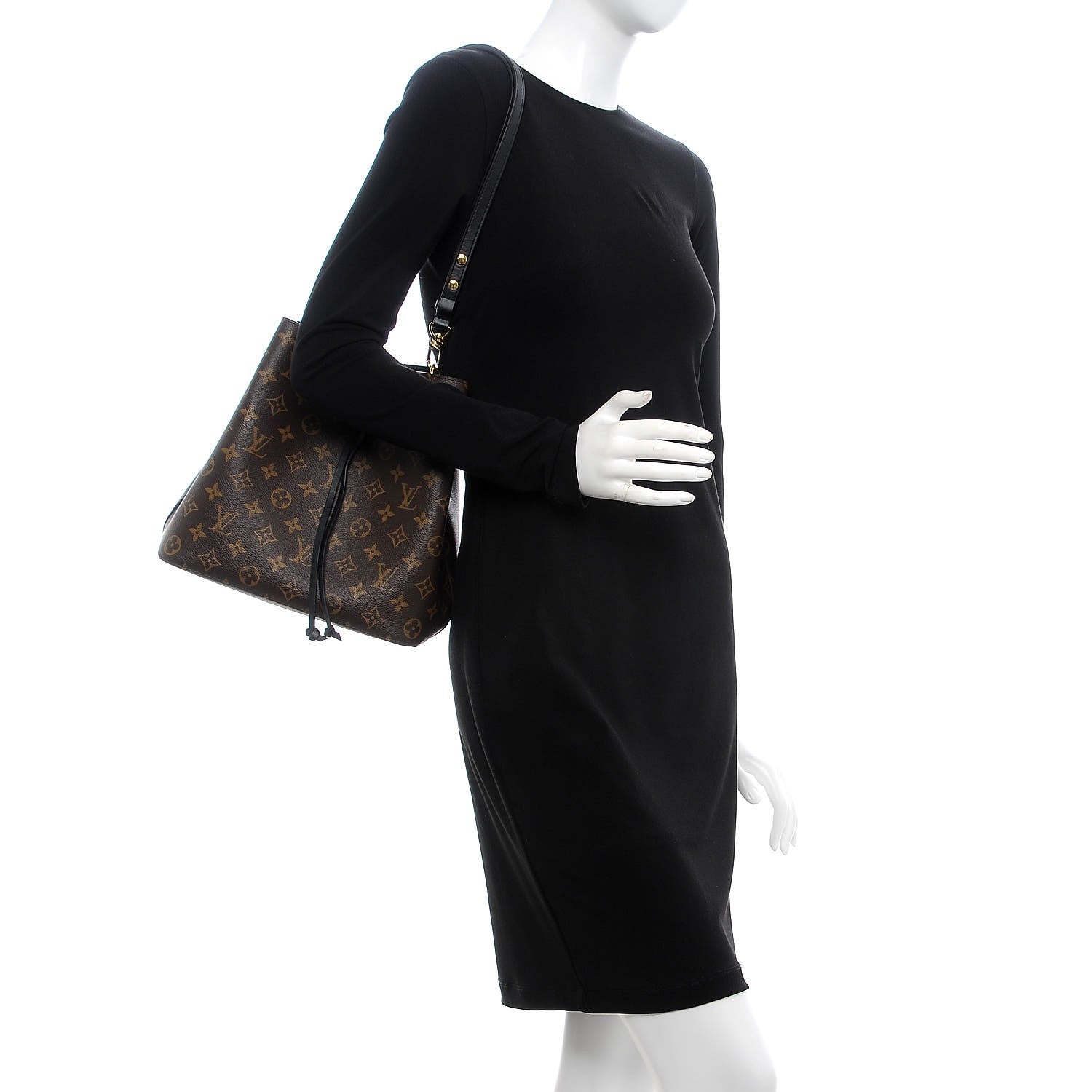 Louis Vuitton Monogram Neonoe MM Black 2 of 7