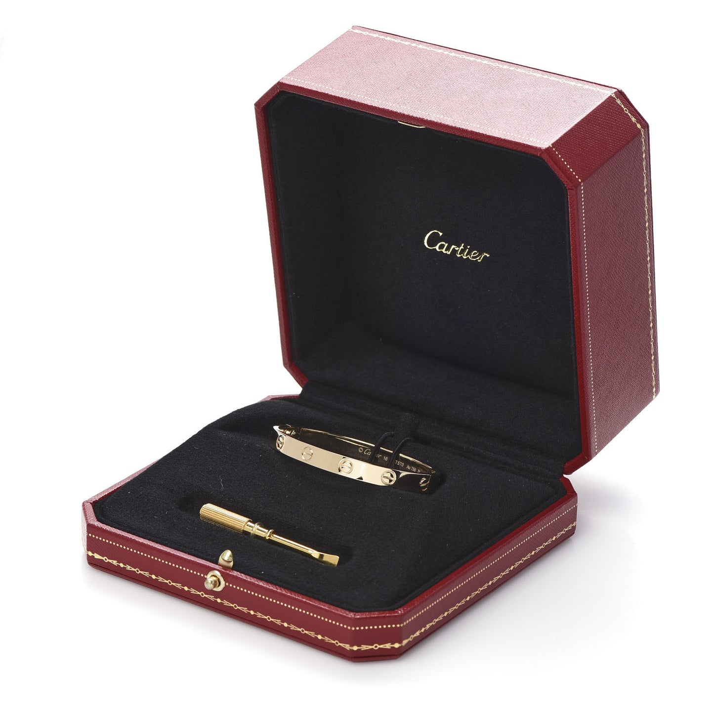 18K Yellow Gold LOVE Bracelet 16