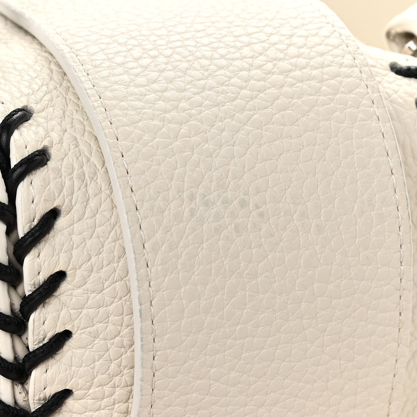 Grained Calfskin Mini Cool Box Satchel Ivory