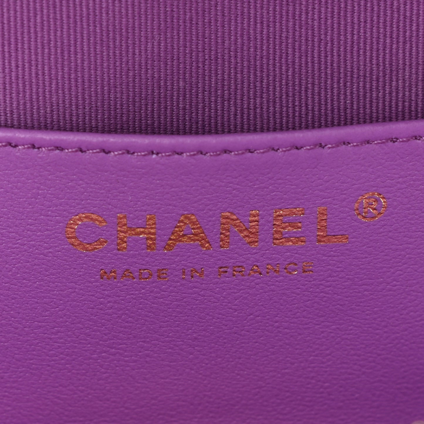 Lambskin Quilted CC In Love Heart Bag Purple