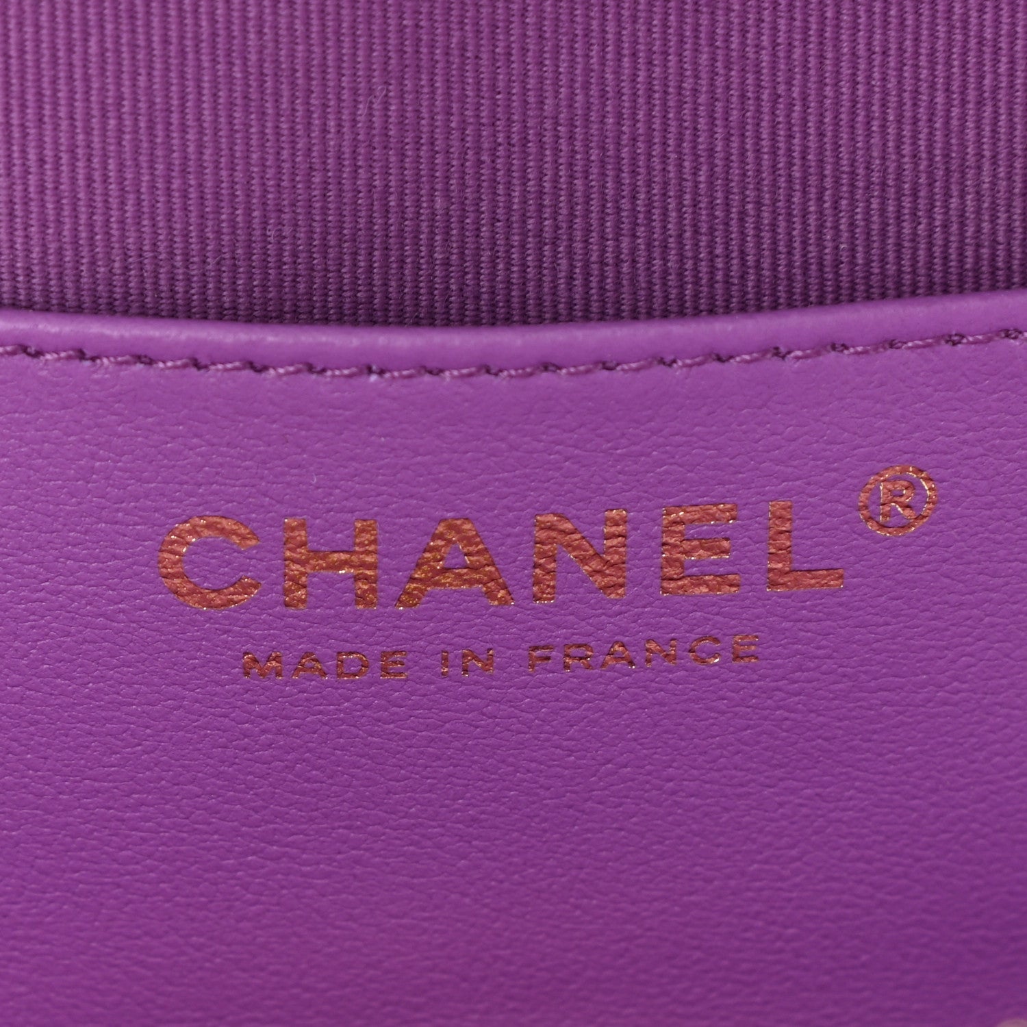 Chanel Lambskin Quilted CC In Love Heart Bag Purple 7 of 10