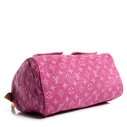 Louis Vuitton Monogram Denim Neo Speedy Fuchsia 4 of 7