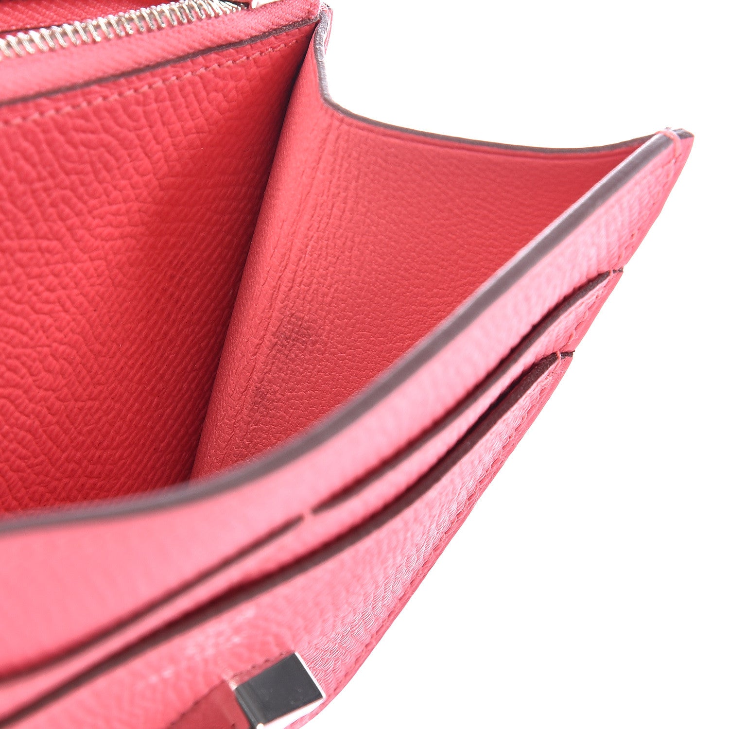 Hermes Epsom Constance Short Wallet Rose Azalee 8 of 11