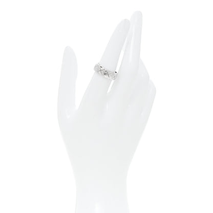 Chanel 18K White Gold Small Coco Crush Ring 53 6.5 2 of 5