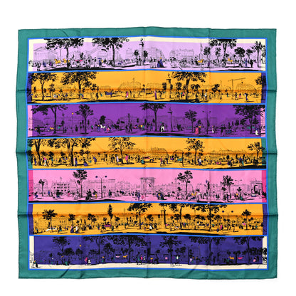 Hermes Silk A l'Ombre des Boulevards Scarf 90 1 of 4