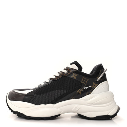 Louis Vuitton Monogram Calfskin Run 55 Sneakers 40 Black 1 of 9