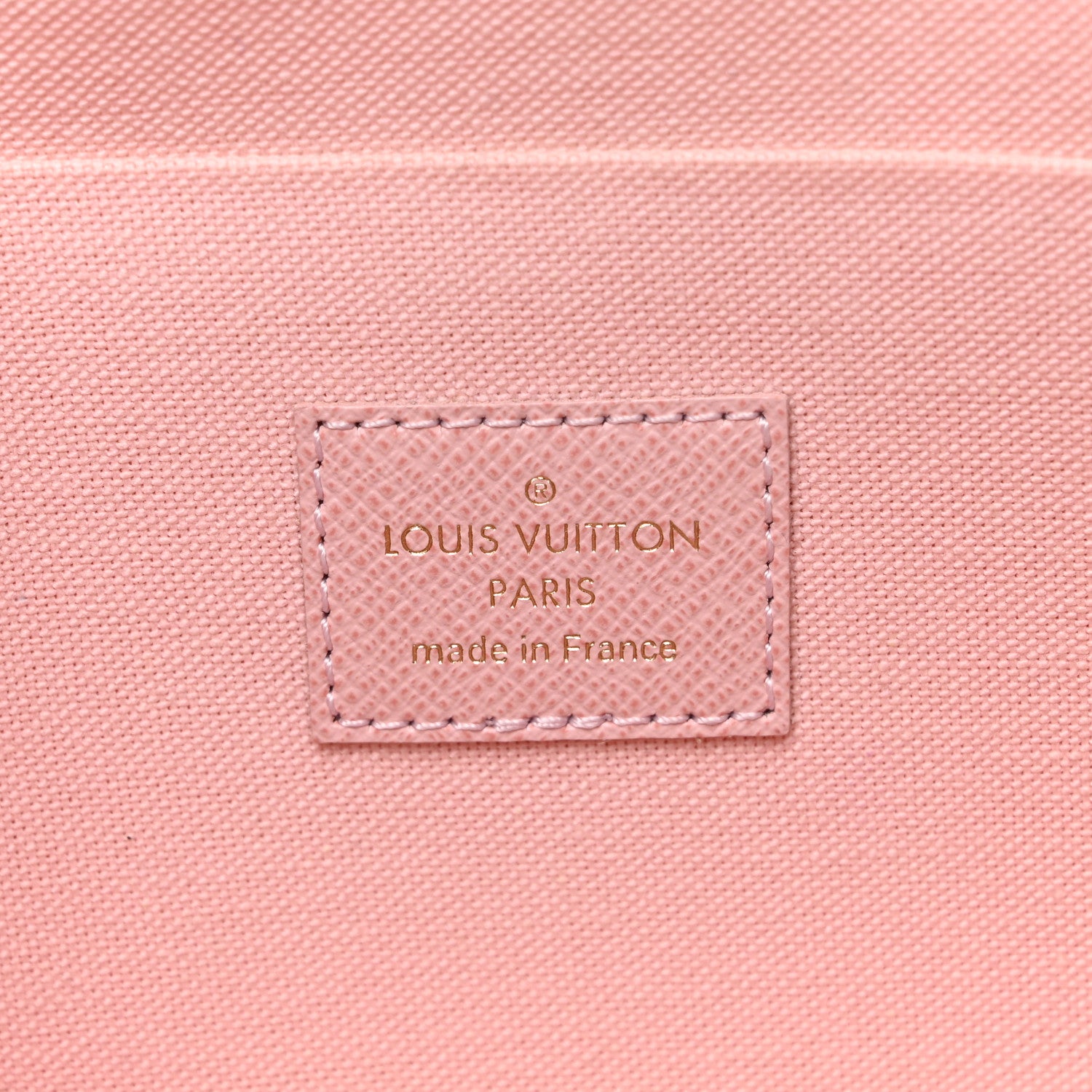 Louis Vuitton Damier Azur Pochette Felicie Chain Wallet Rose Ballerine 7 of 9