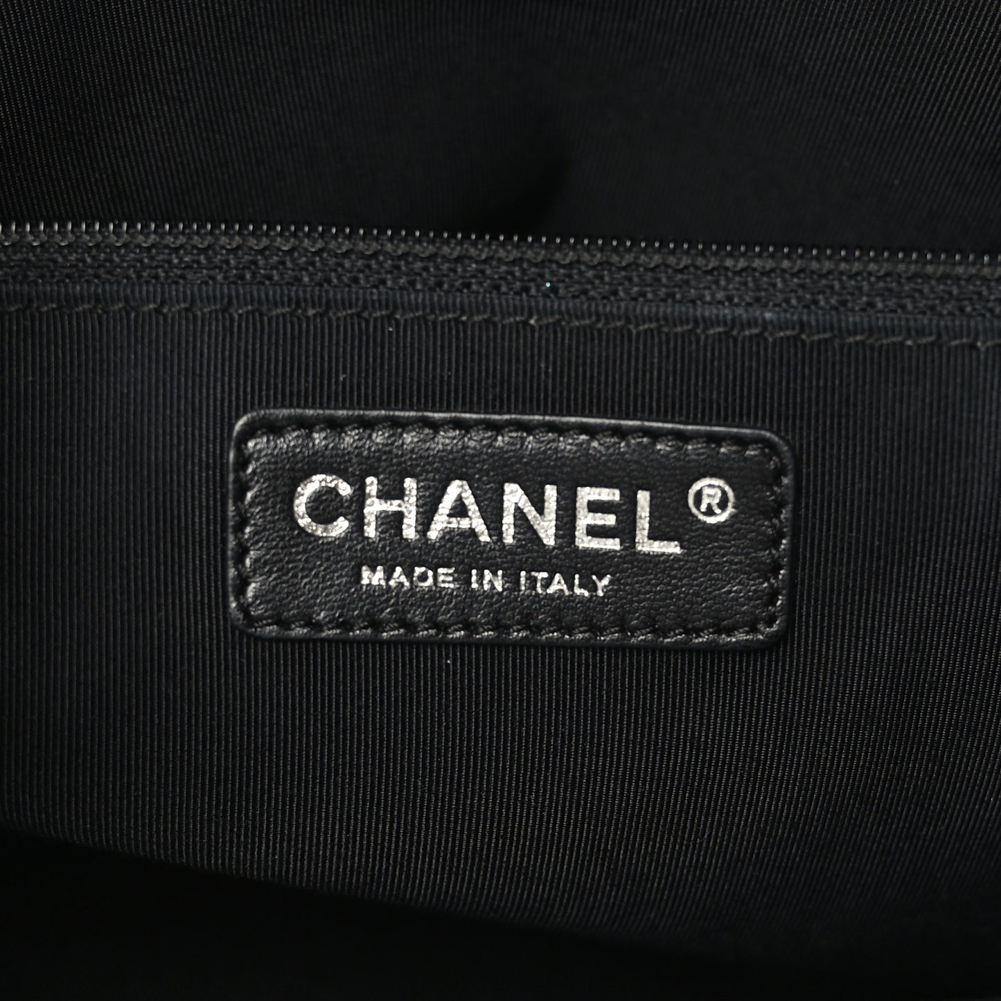 Patent Quilted Grand Shopping Tote GST Black