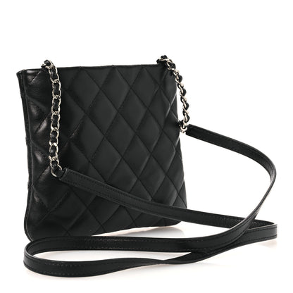 Chanel Calfskin Quilted Crossbody Bag Black 3 of 12