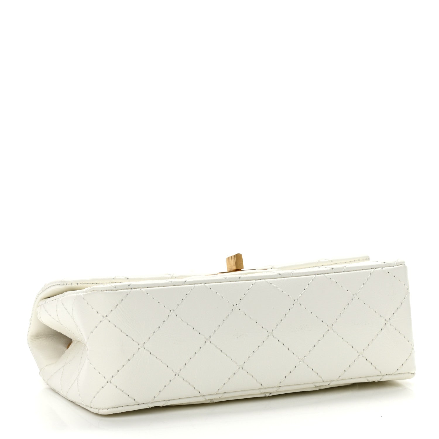 Chanel Aged Calfskin Quilted 2.55 Reissue Mini Flap White 4 of 13