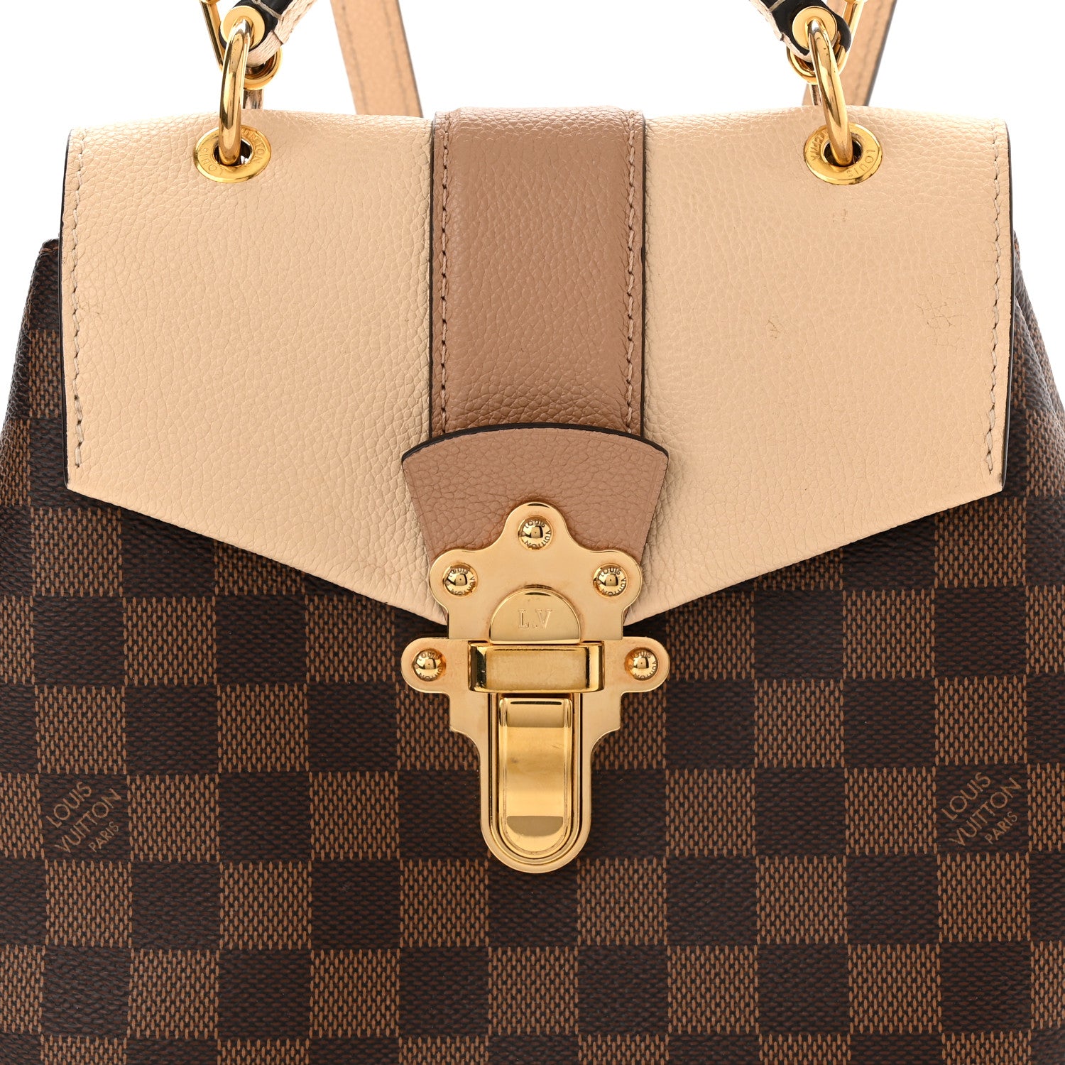Louis Vuitton Damier Ebene Clapton Backpack Creme 8 of 12