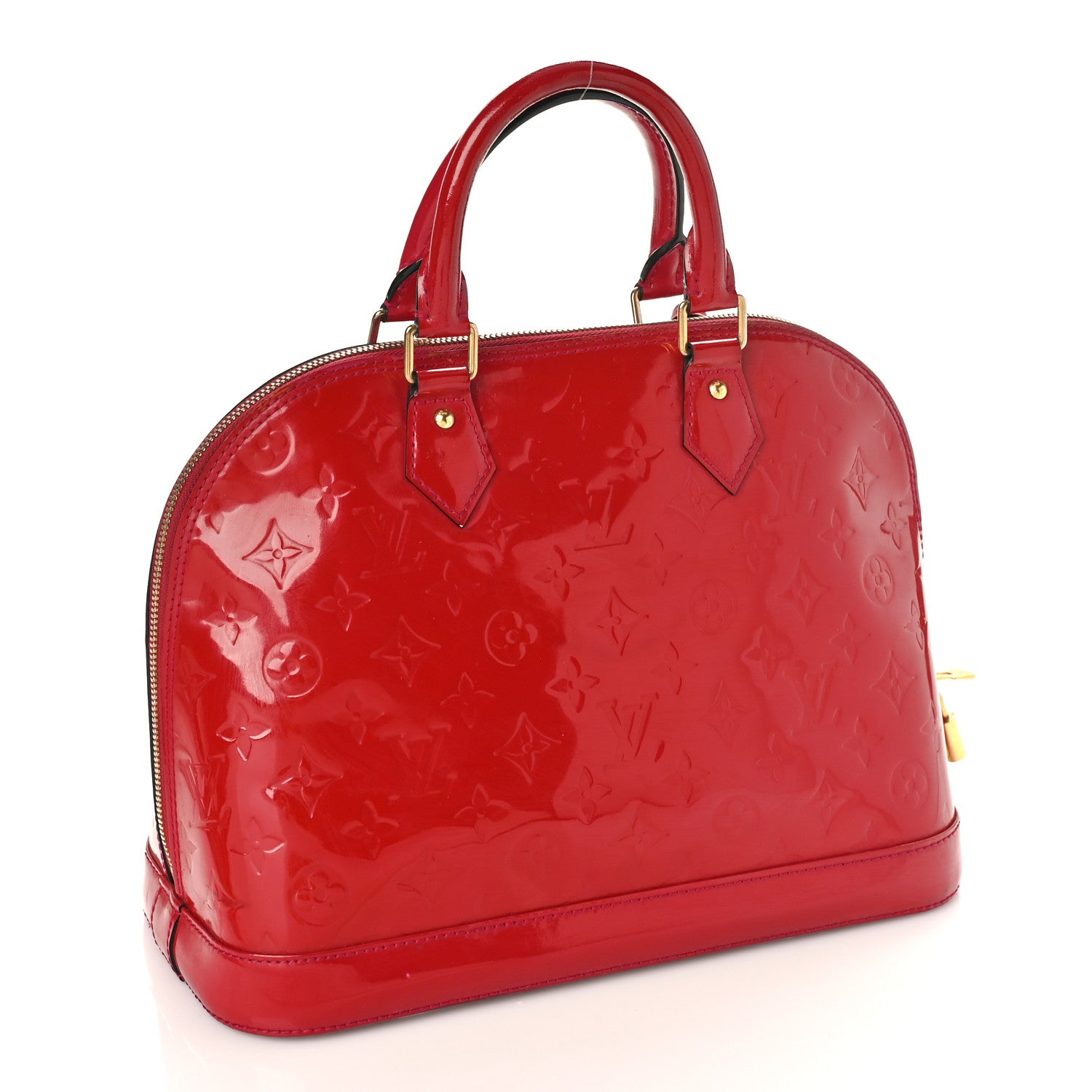 Louis Vuitton Vernis Alma PM Pomme D'Amour 3 of 12