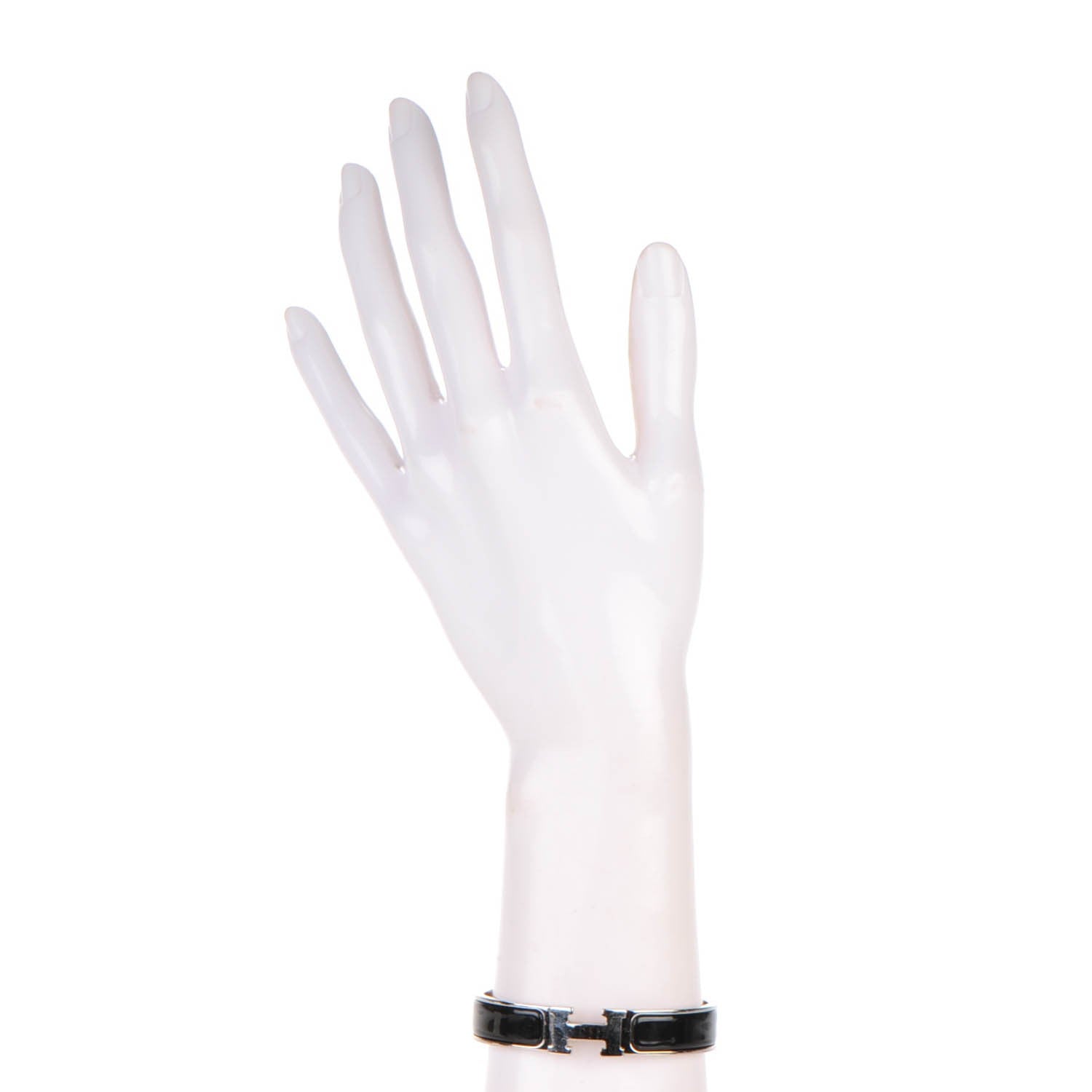 Hermes Enamel Narrow Clic Clac H Bracelet PM Black 2 of 6