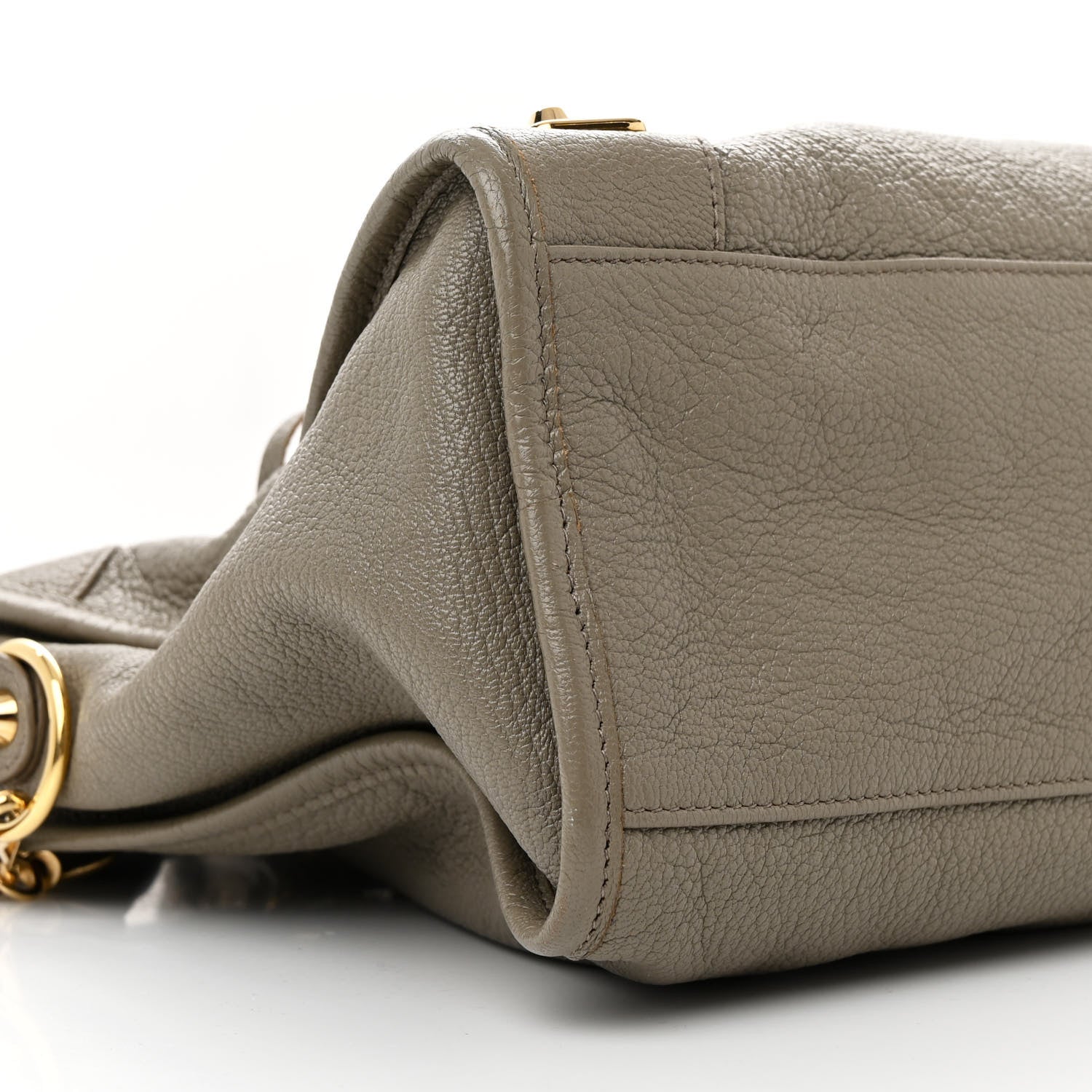 Balenciaga Chevre Gold Metallic Edge Hardware City Gris Taupe 10 of 14